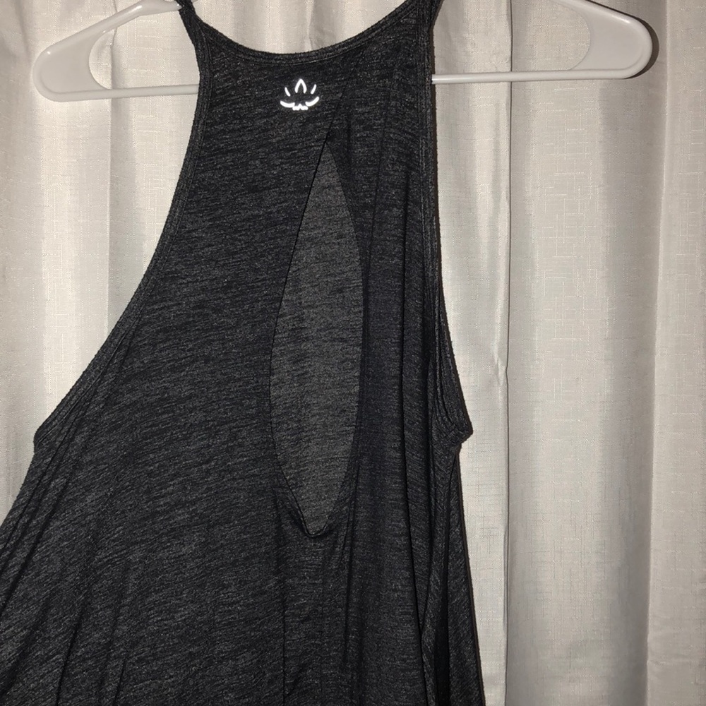Beyond Yoga high neck, open back, loose body tank